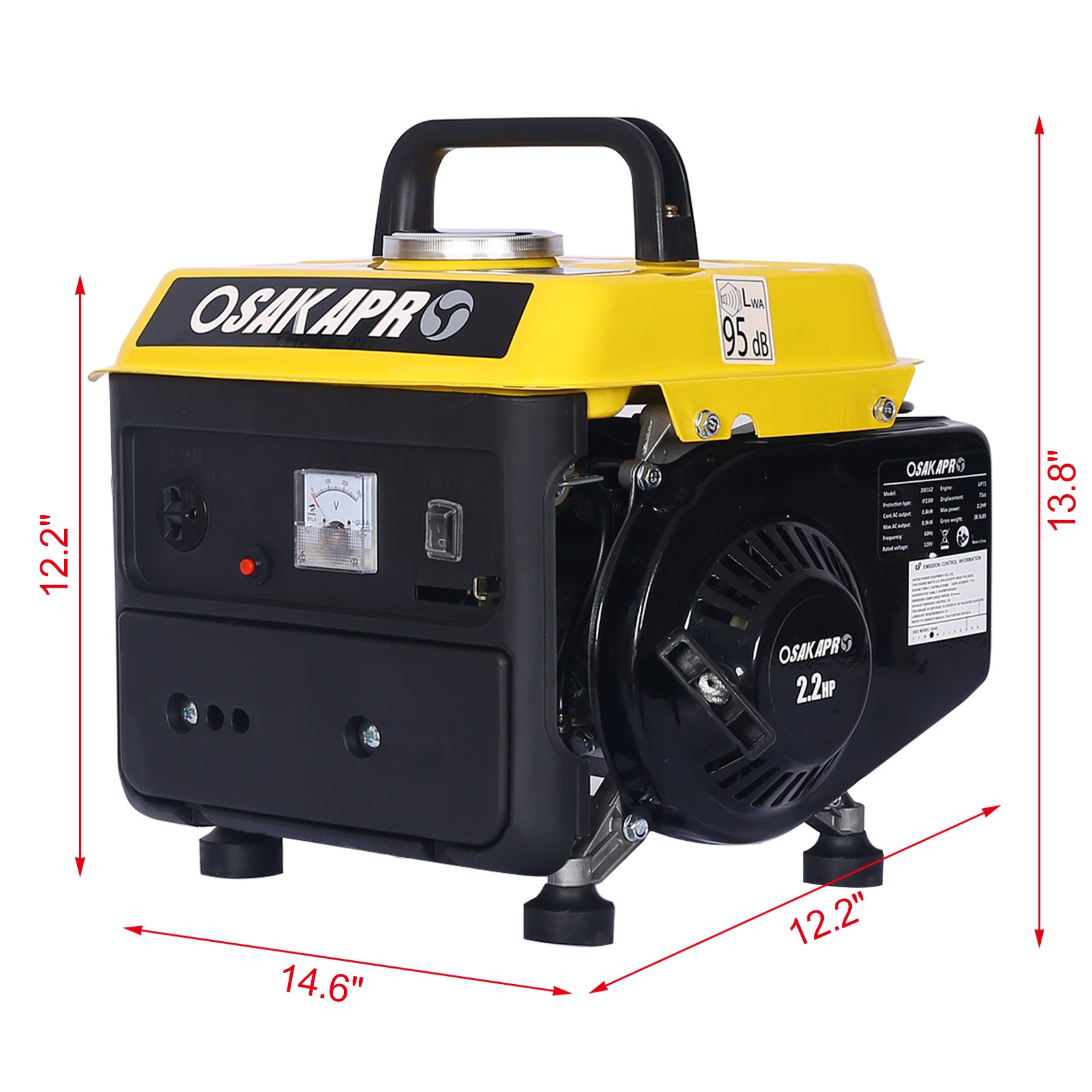 Tragbarer Stromgenerator aus Metall