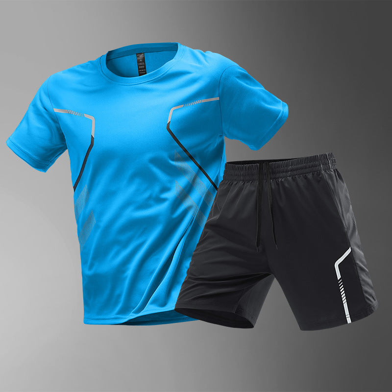 Schnelltrocknendes Colorblock-T-Shirt für Herren