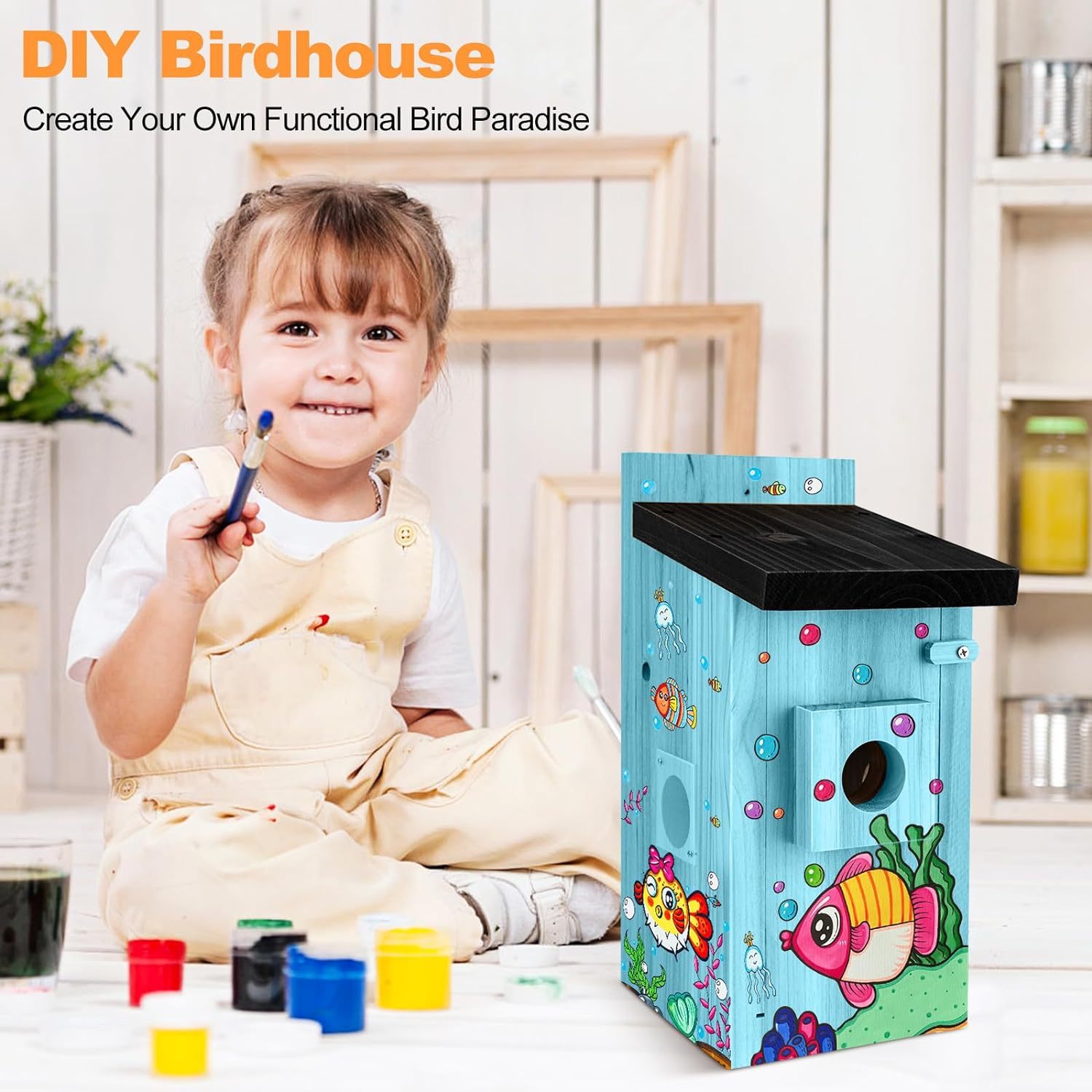 Intelligente Vogelhauskamera mit 3MP-Video