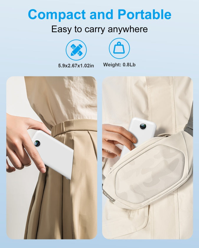 Dual-Wire-Powerbank mit AC-Buchse