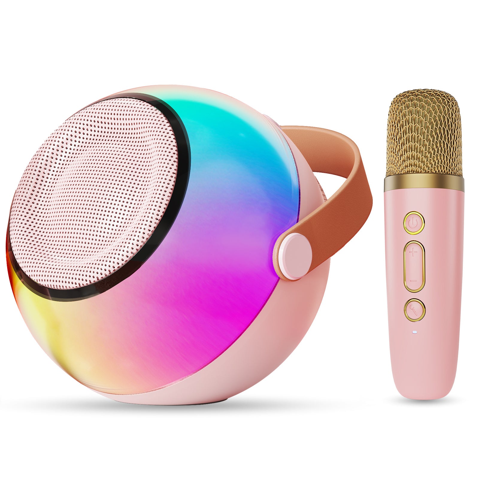 D25 Mini Karaoke Machine with Wireless Mics