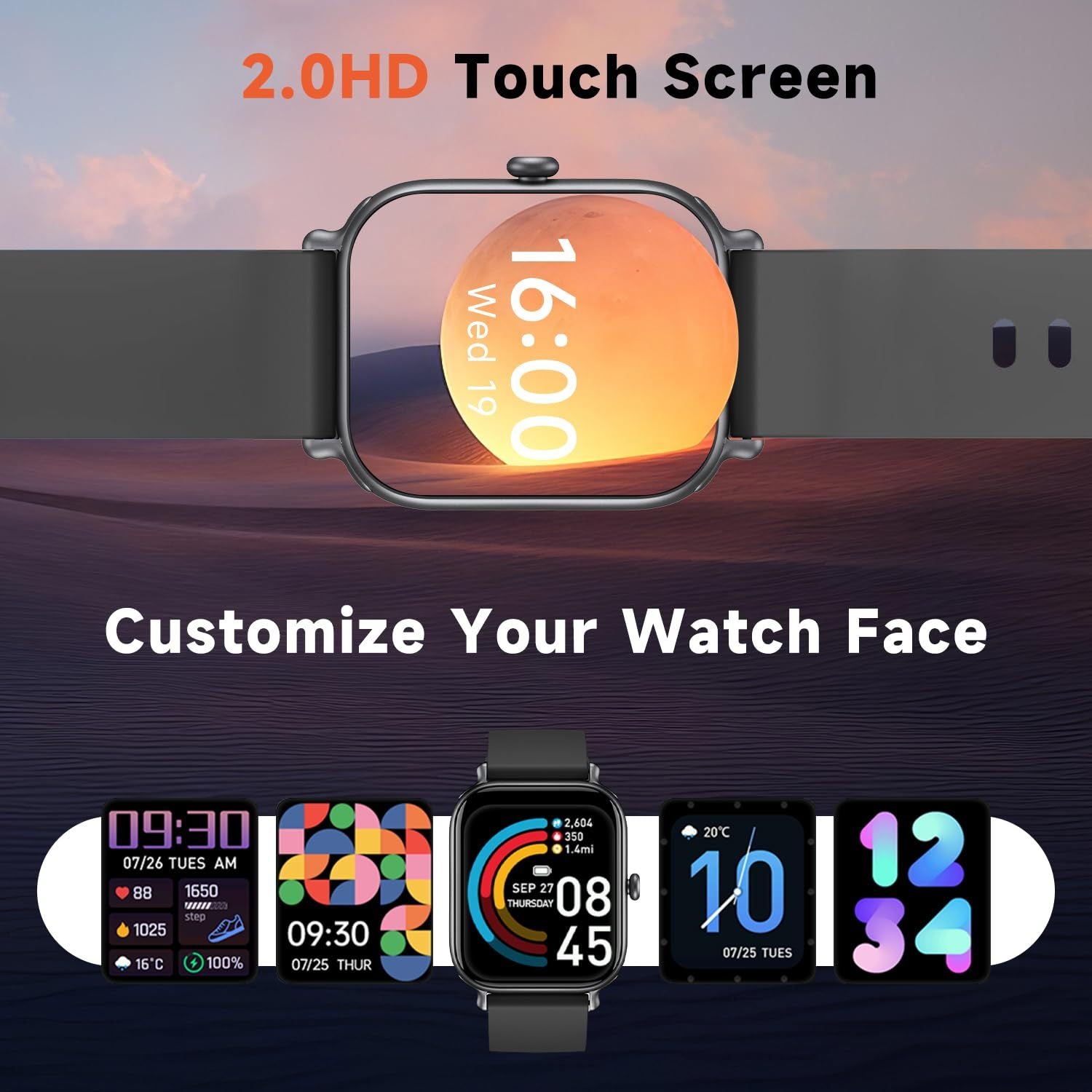 Bluetooth-Smartwatch mit Sprachfunktion
