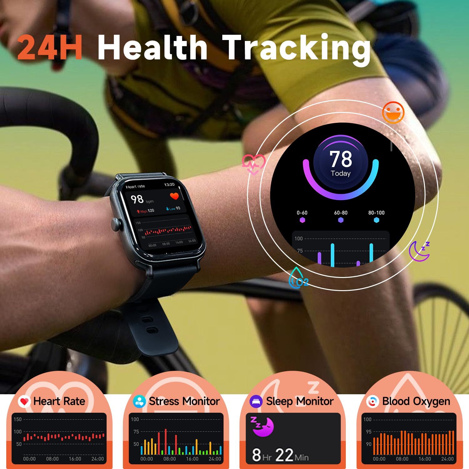 Bluetooth-Smartwatch mit Sprachfunktion
