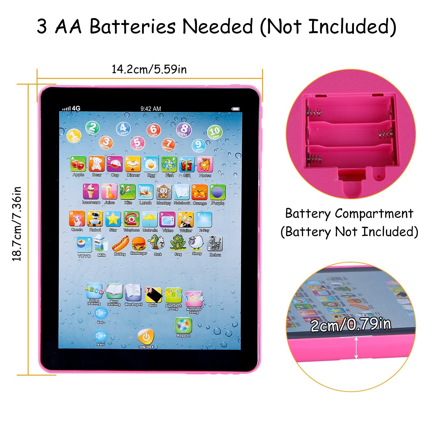 Baby Learning Tablet for Toddlers
