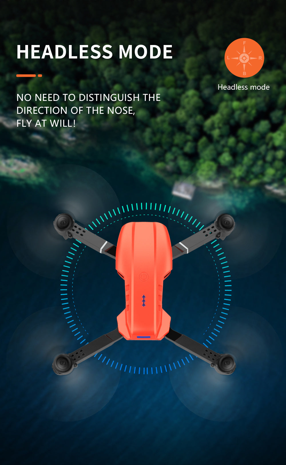 E99 Faltbare Smart-Kameradrohne