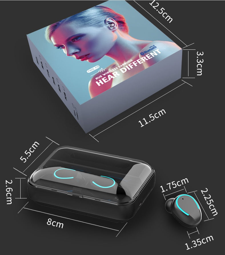 Bluetooth-Headset mit Powerbank