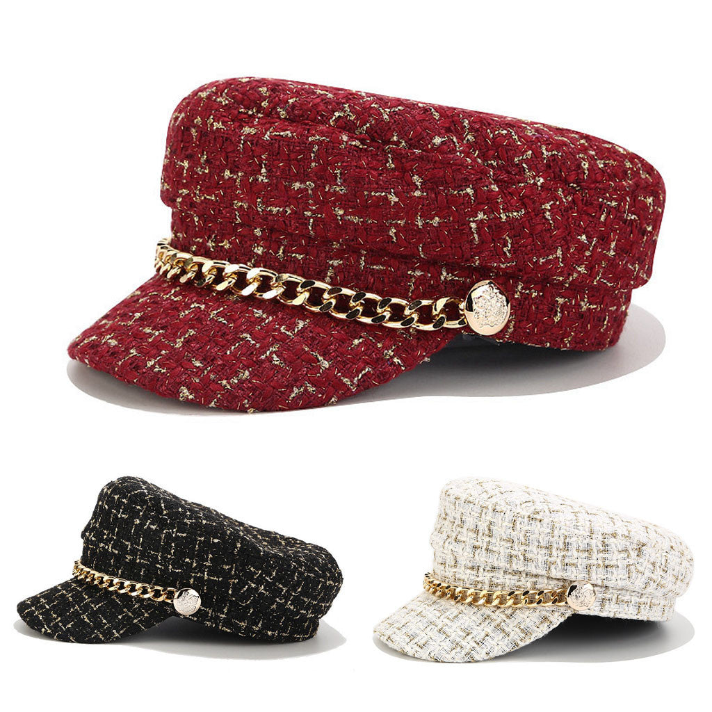 Classic Octagonal Newsboy Cap