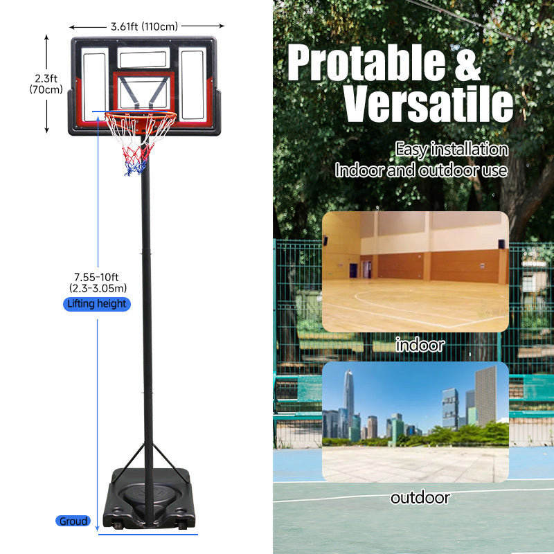 TotheCORE Verstellbarer tragbarer Basketballkorb