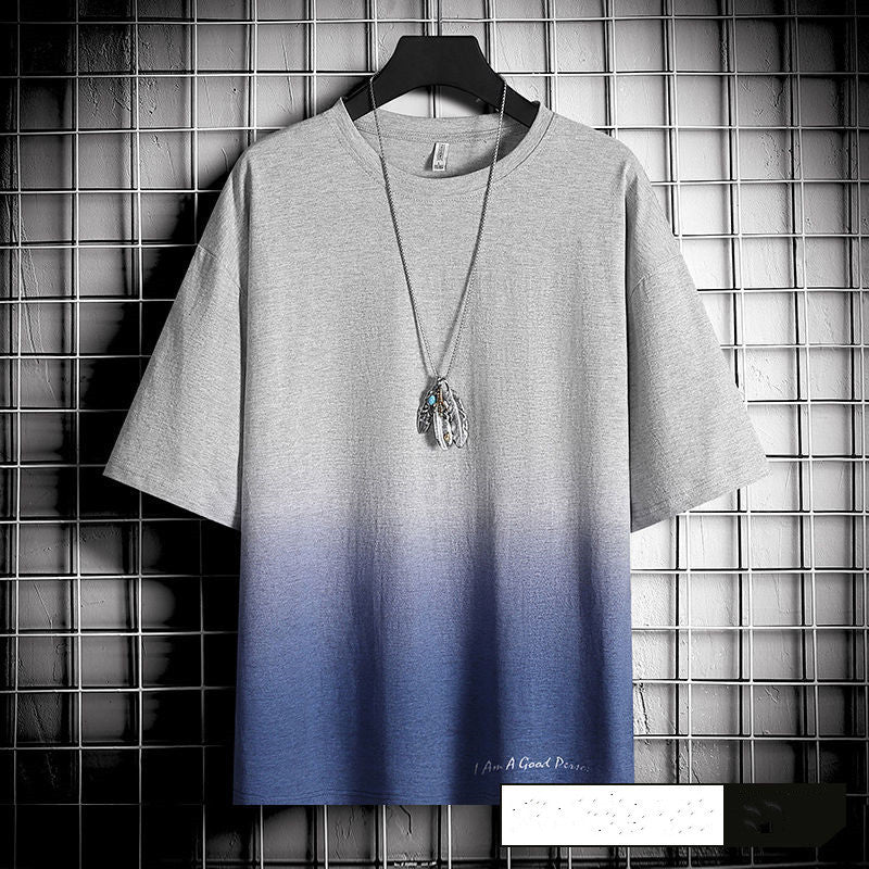 T-shirt ample style Hong Kong pour homme
