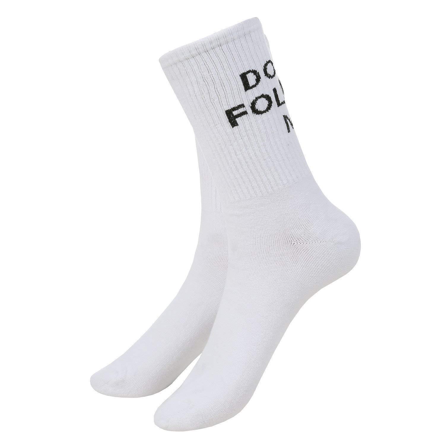 Crew-Socken im Streetstyle mit Alphabet-Motiv