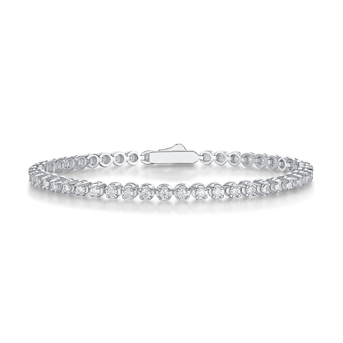 Elegantes S925 Diamantarmband