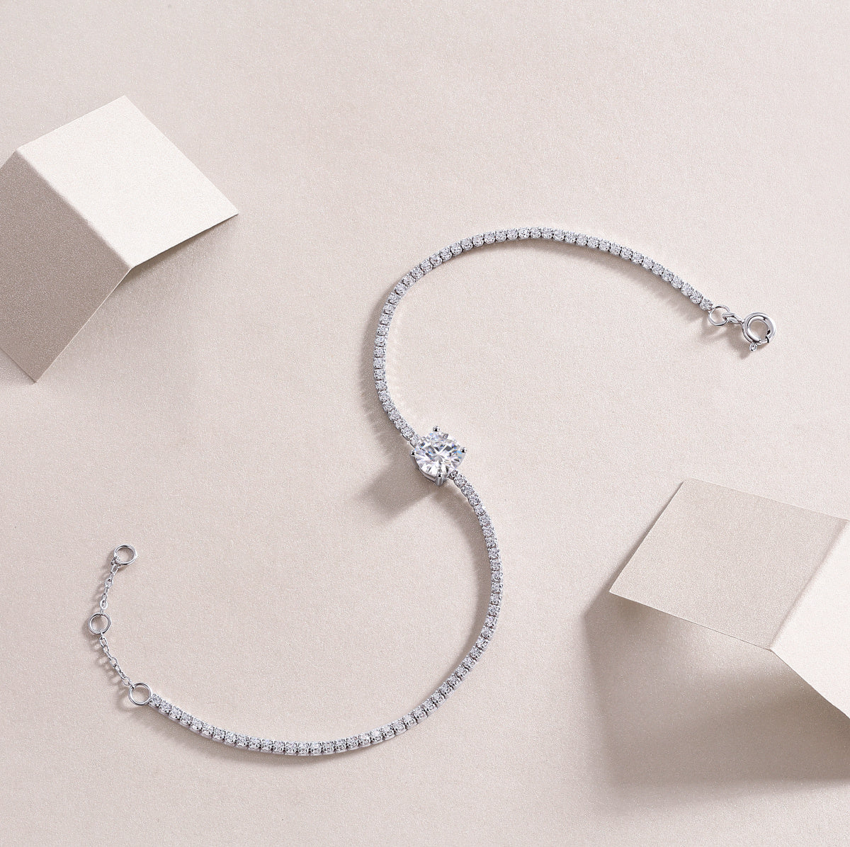 Dawn Mosan Diamant-Silberarmband