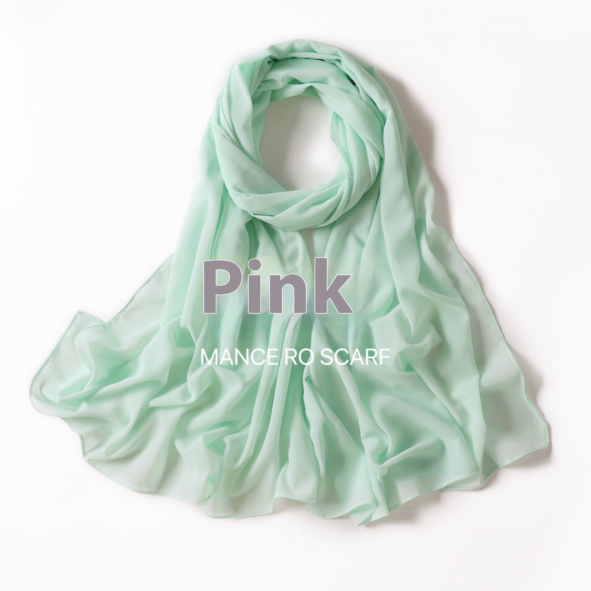Perlen Chiffon Kopftuch Schleier Wickeltuch