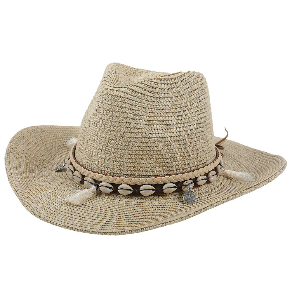 Shell Tassel Beach Sun Hat