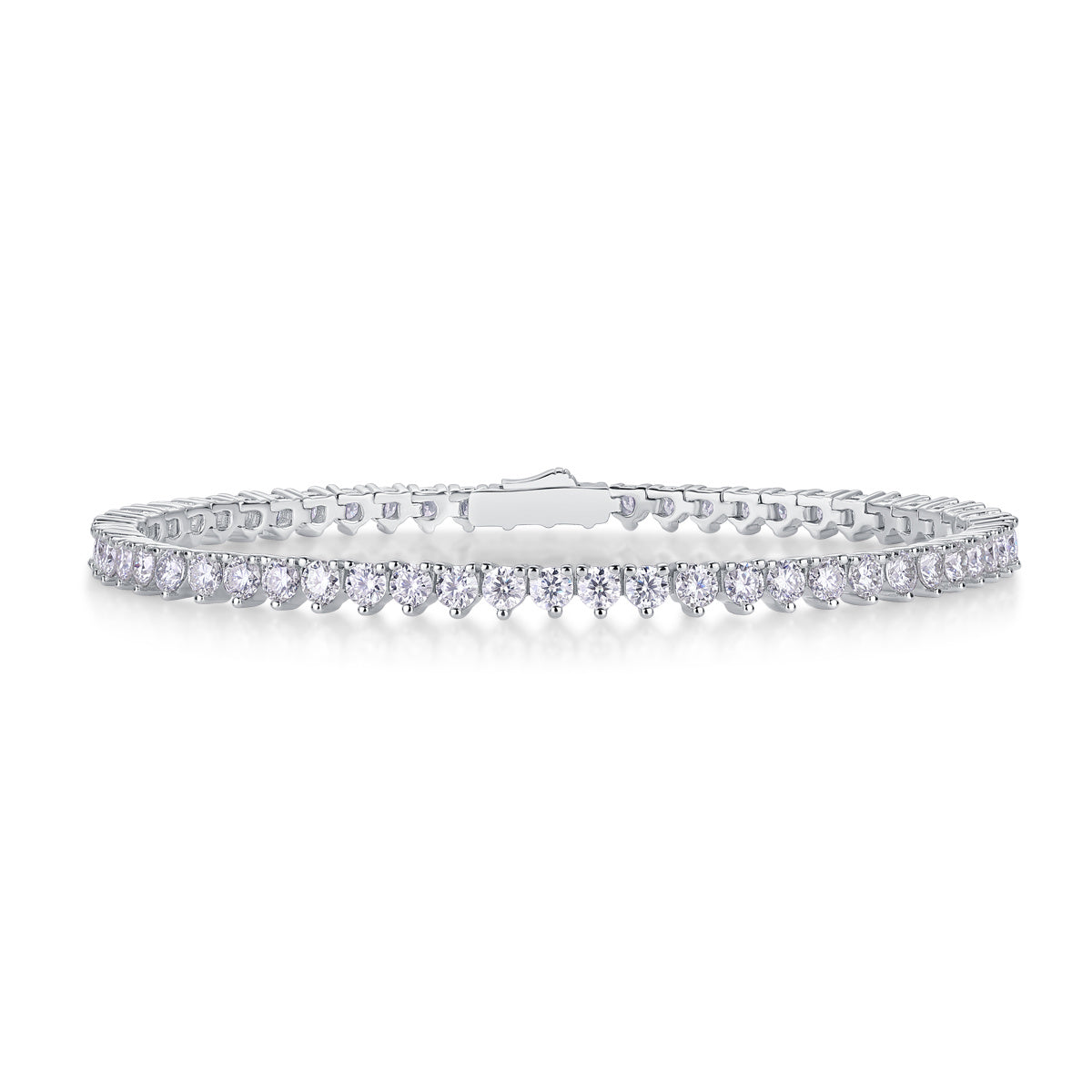 Mark Mosan Diamant-Silberarmband