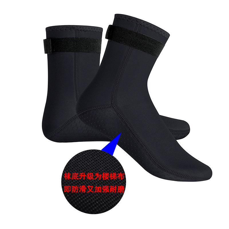 Chaussettes de plongée imperméables 5 mm pour hommes