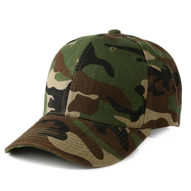 Baseballkappe mit Camouflage-Muster – Unisex