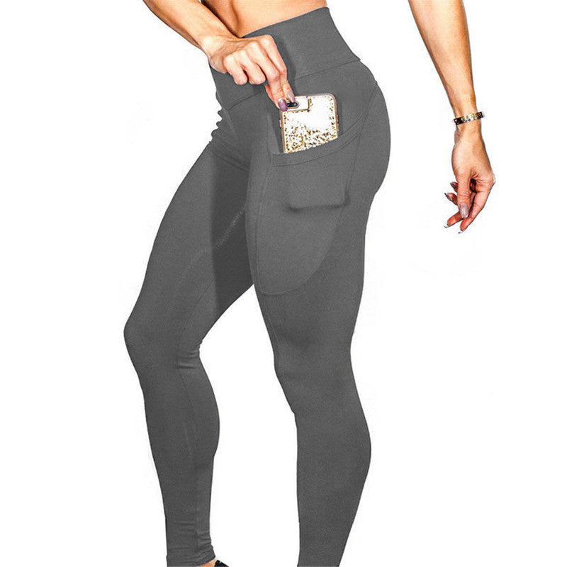 Mobile Phone Pocket Leggings Female