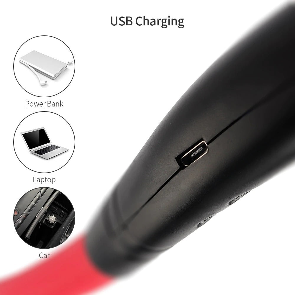 Mini USB Neckband Fan with Double Coolers