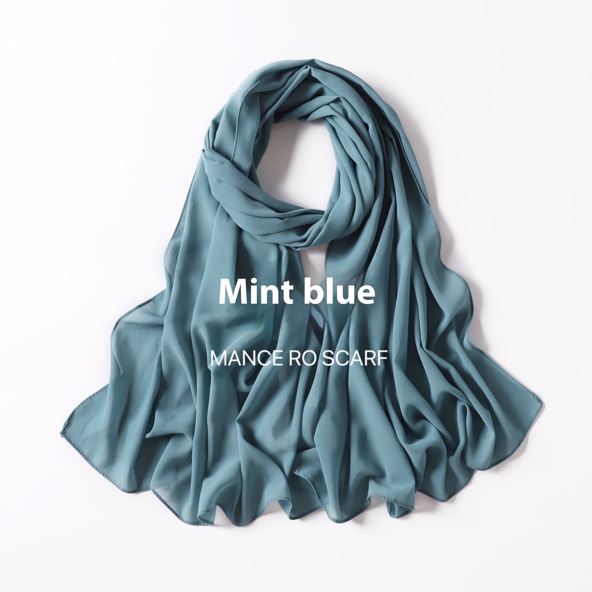 Perlen Chiffon Kopftuch Schleier Wickeltuch