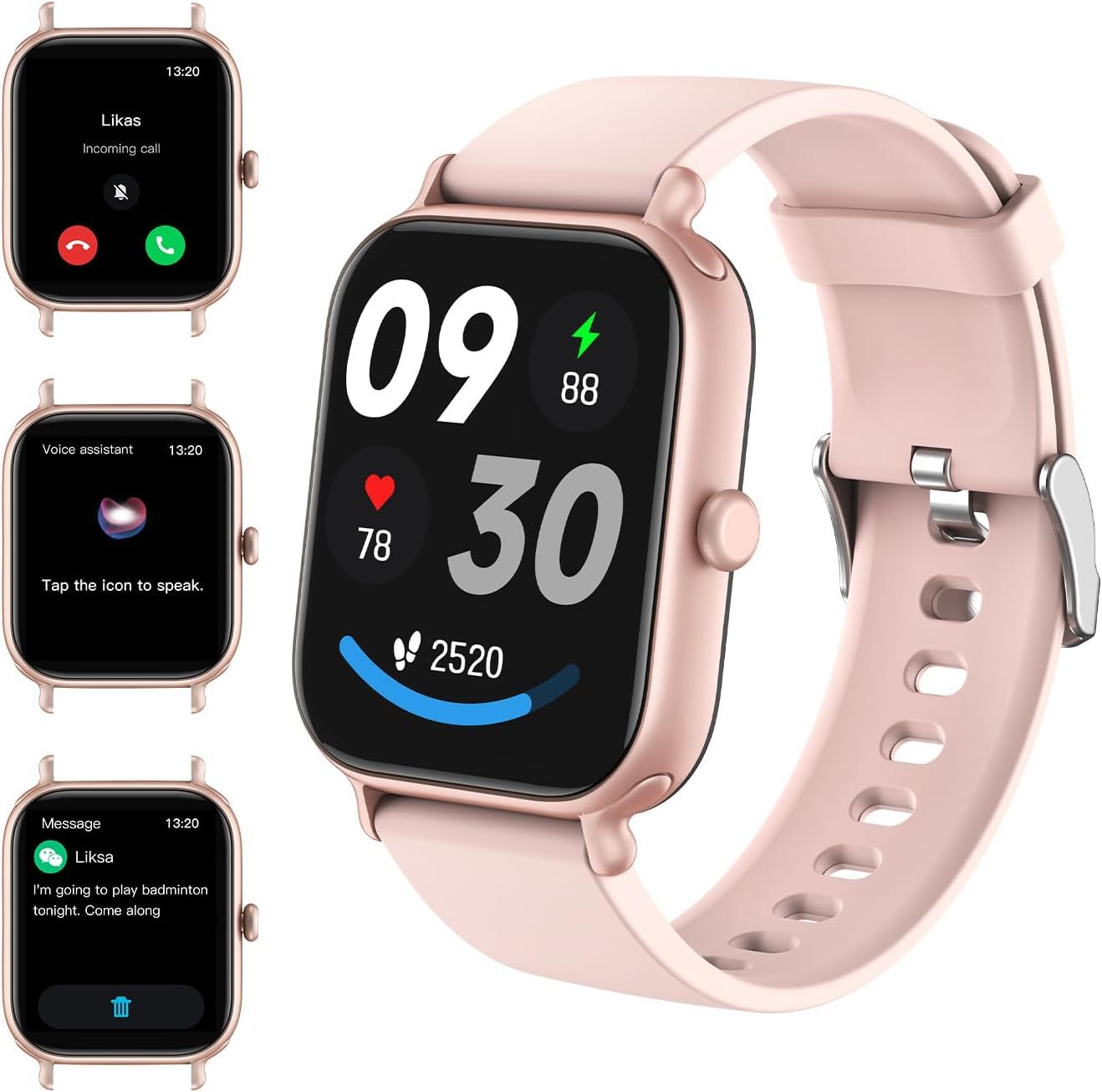 Bluetooth-Smartwatch mit Sprachfunktion