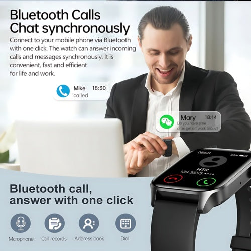 Smart Watch Fitness Tracker Waterproof