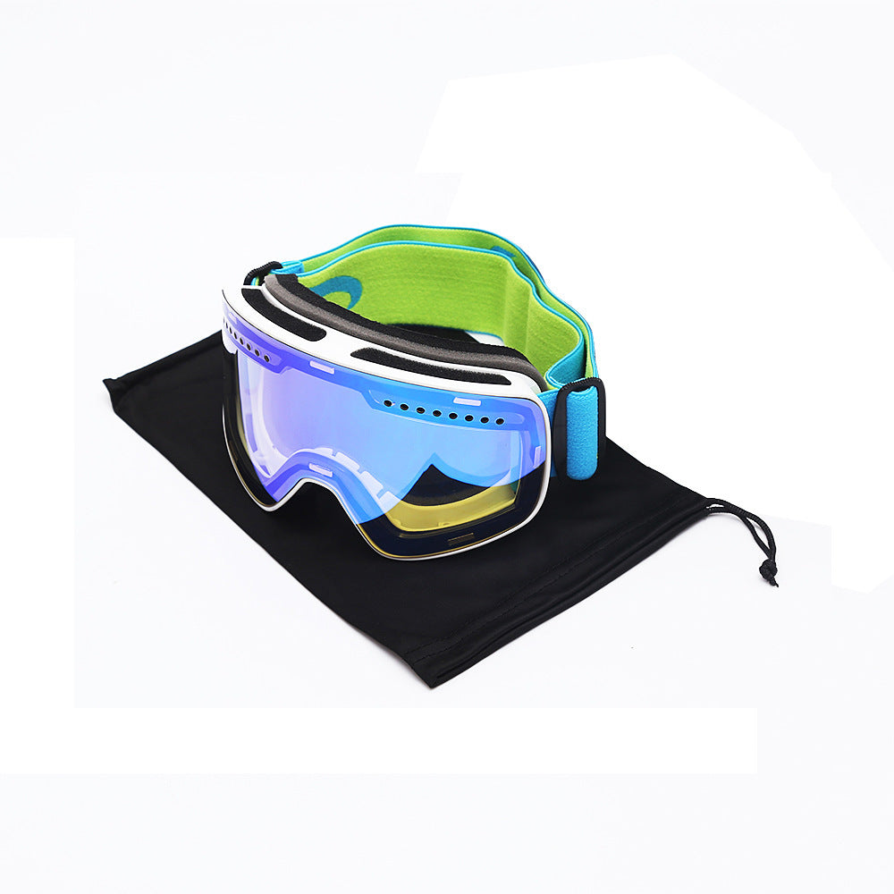 Lunettes de ski antibuée à double lentille