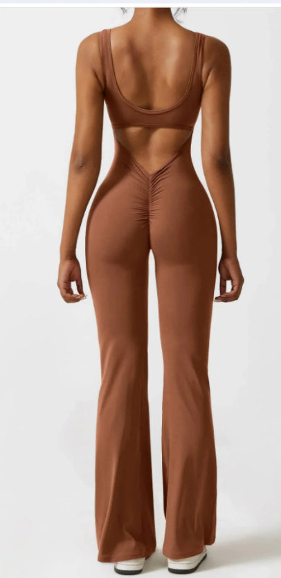 Seamless Hollow Yoga Bodysuit Women