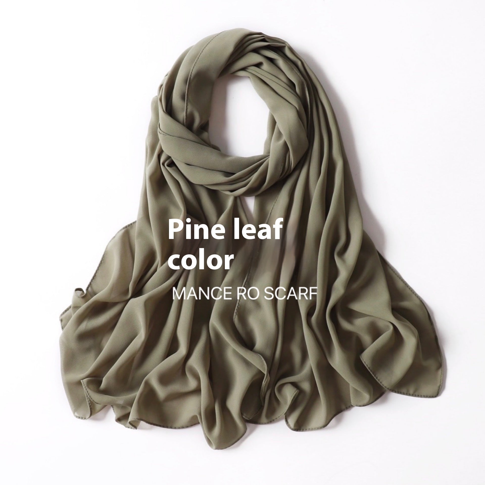Perlen Chiffon Kopftuch Schleier Wickeltuch