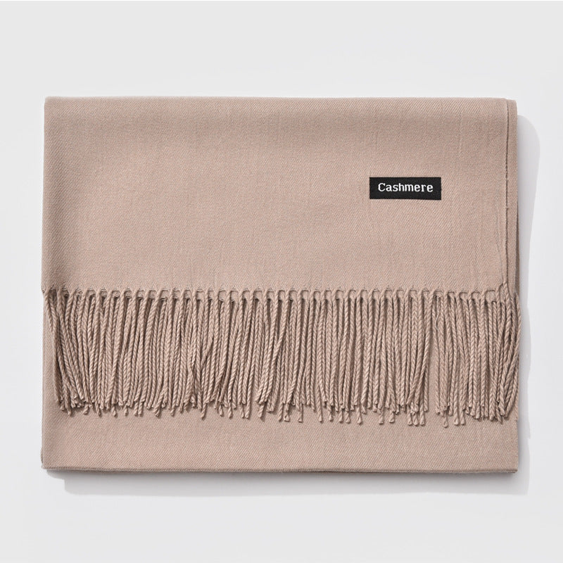 Monochrome Cashmere Winter Shawl