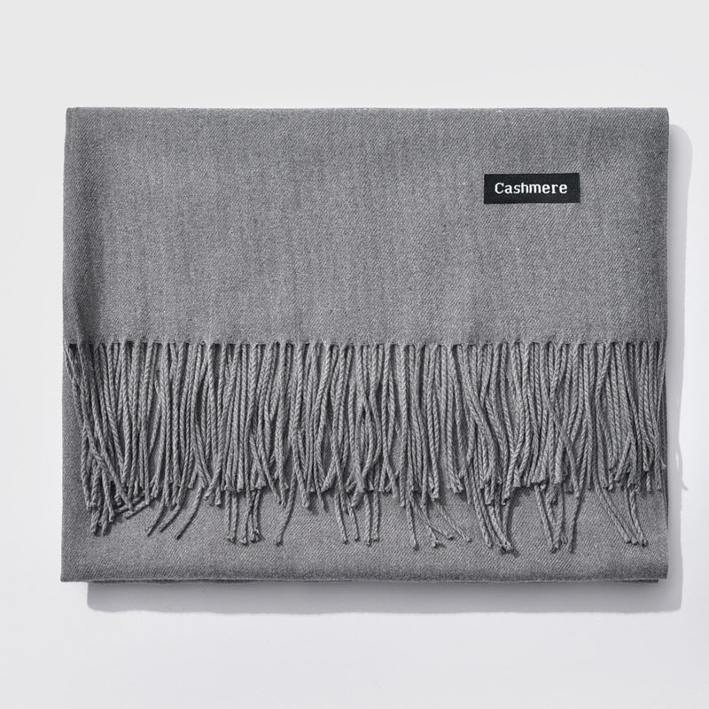 Monochrome Cashmere Winter Shawl