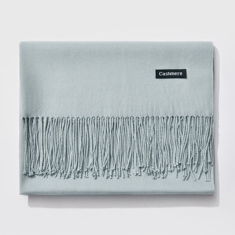 Monochrome Cashmere Winter Shawl