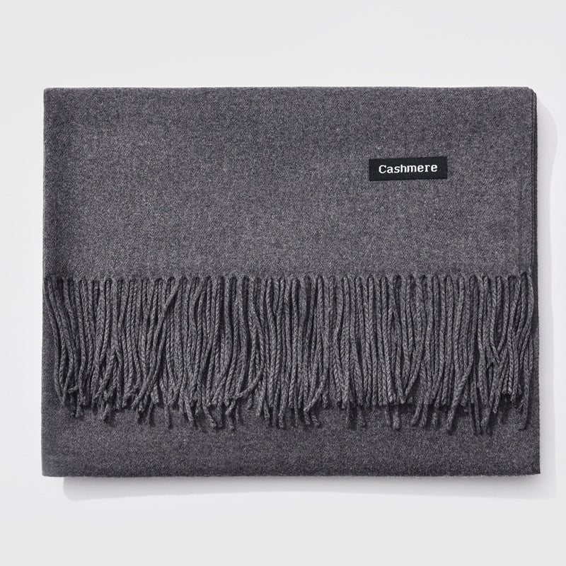 Monochrome Cashmere Winter Shawl