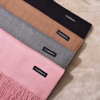 Monochrome Cashmere Winter Shawl