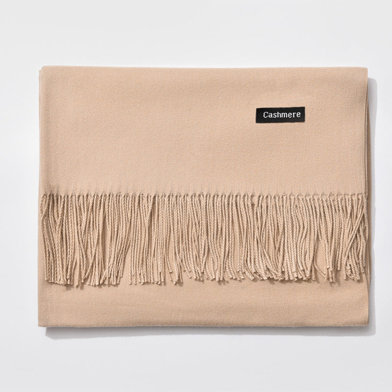 Monochrome Cashmere Winter Shawl