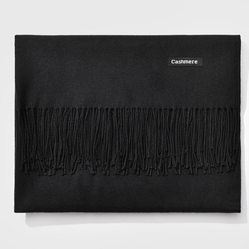 Monochrome Cashmere Winter Shawl