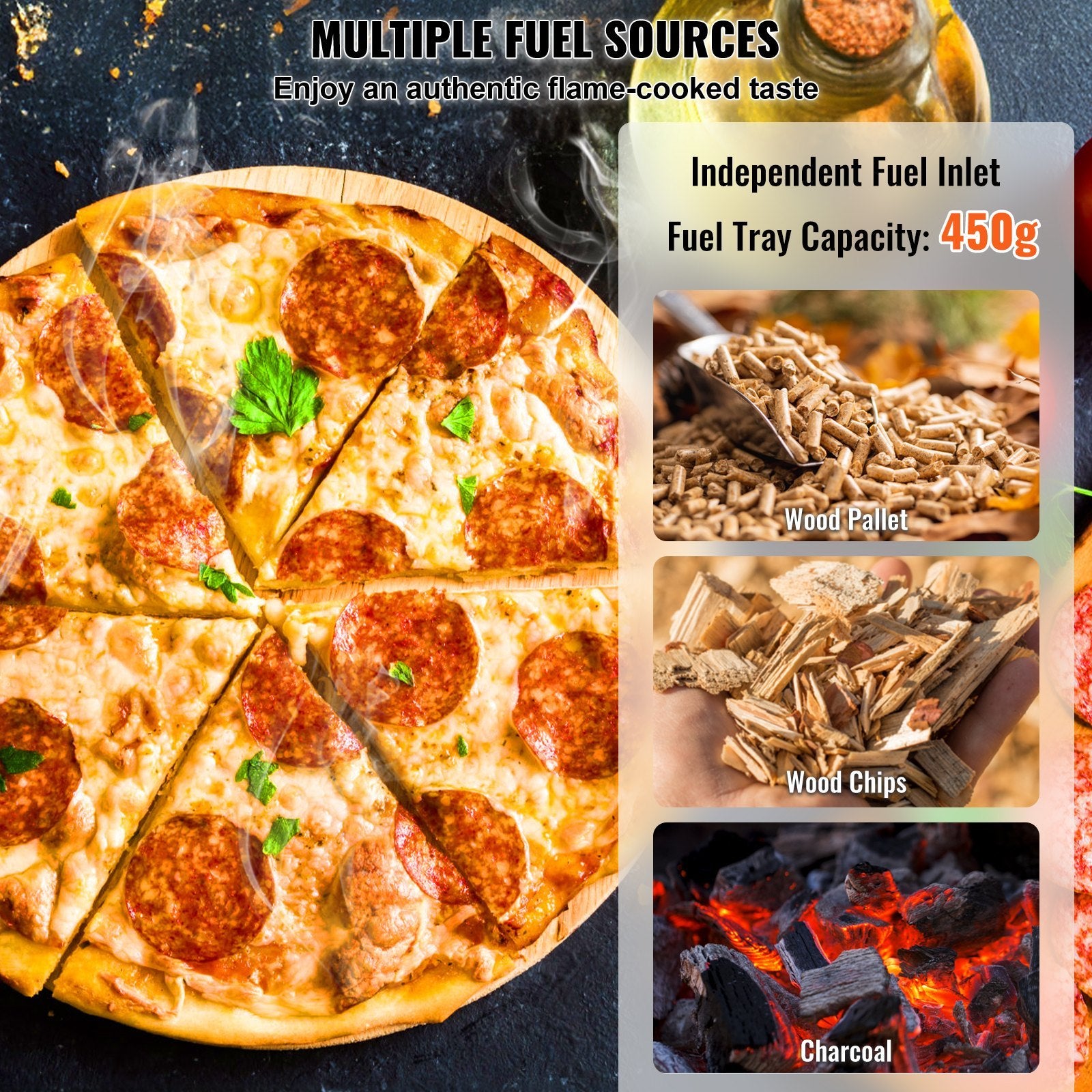VEVOR 12 Portable Outdoor for Pizza