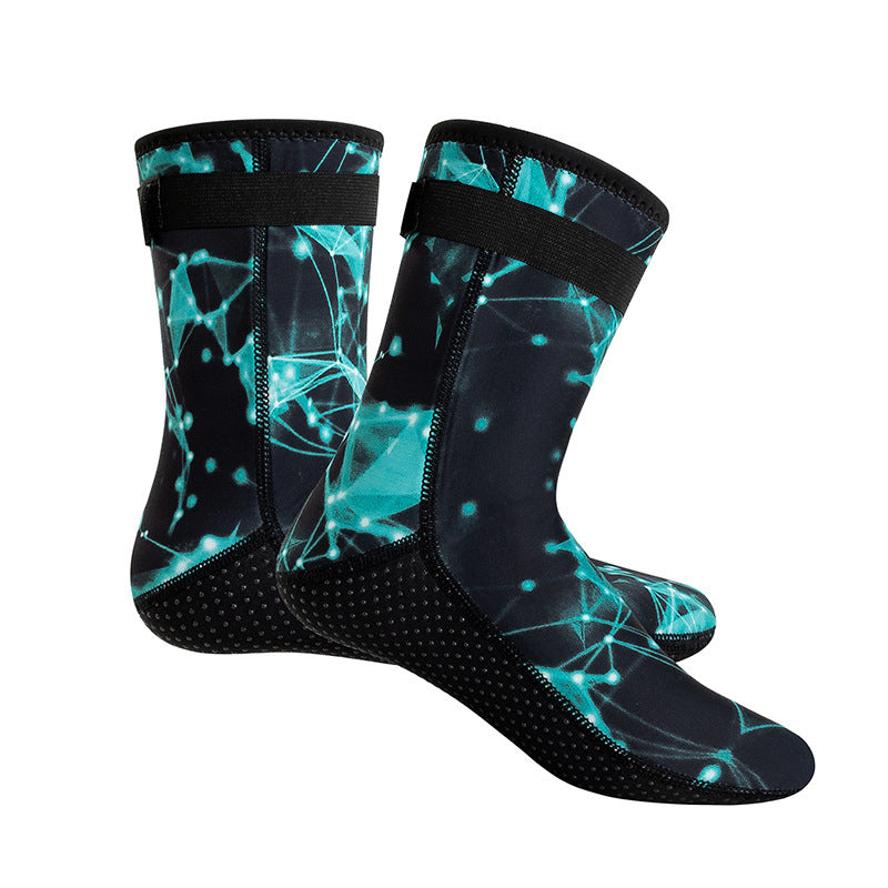 Chaussettes de plongée imperméables 5 mm pour hommes