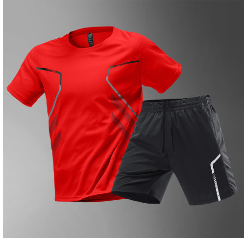 Schnelltrocknendes Colorblock-T-Shirt für Herren