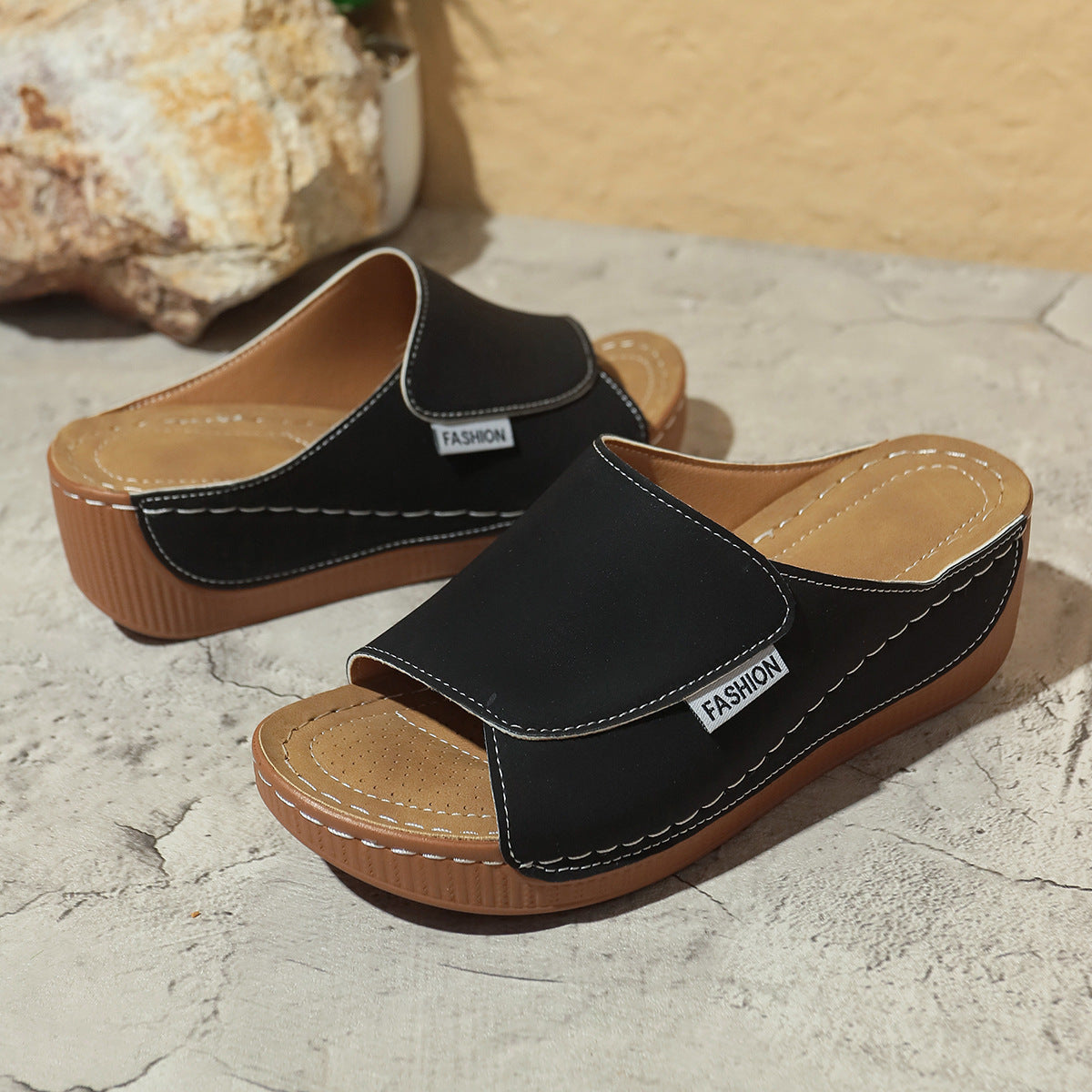 Summer Wedge Slides & Round Toe Flats