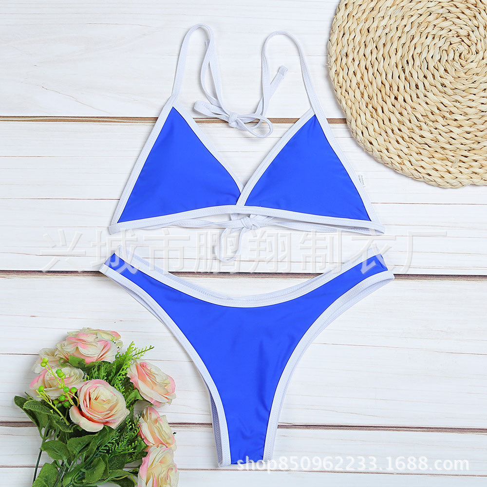 Maillot de bain bikini sexy à volants