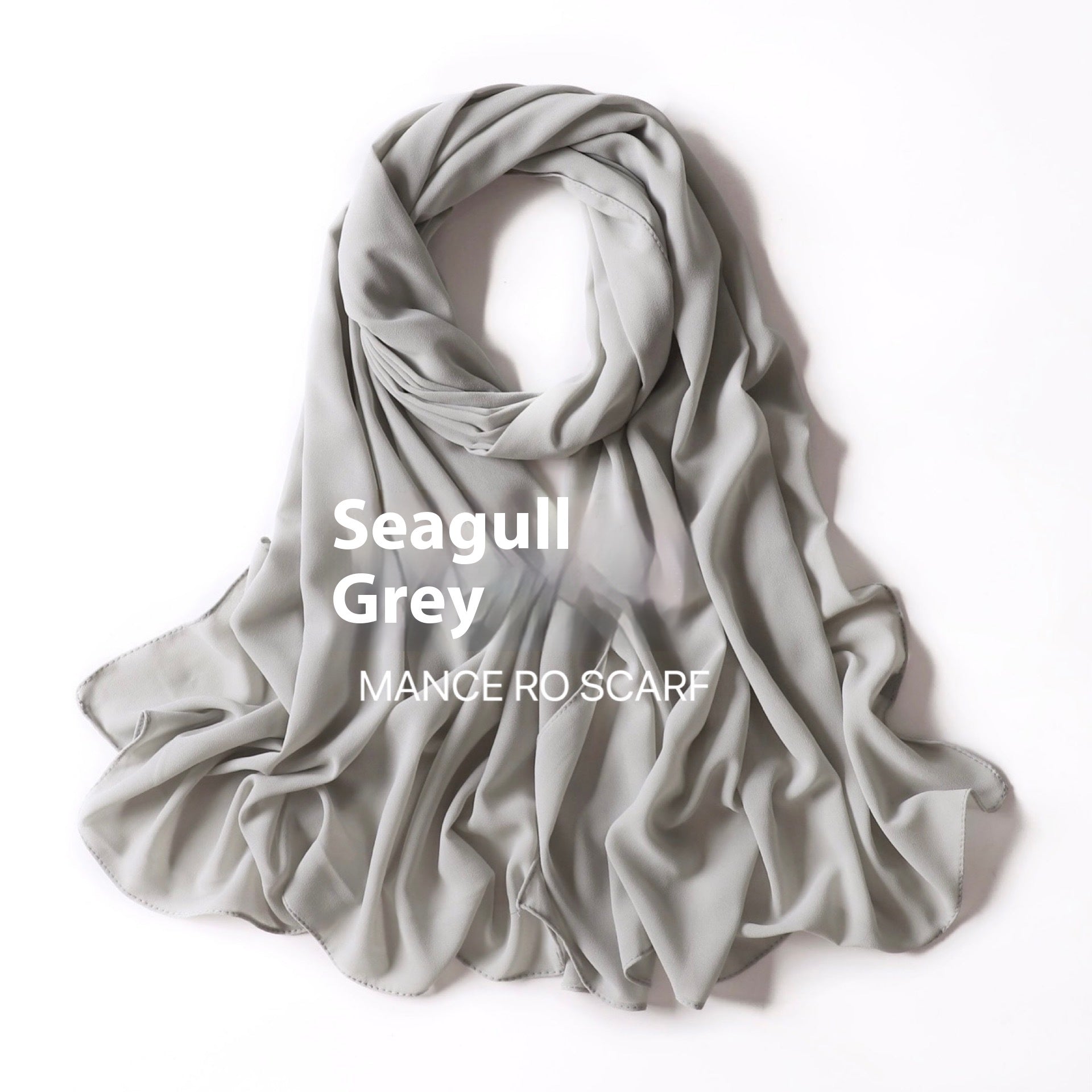 Perlen Chiffon Kopftuch Schleier Wickeltuch