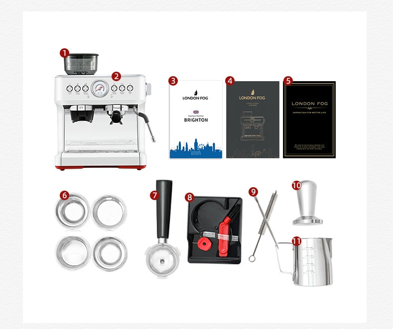 Kompakte halbautomatische Kaffeemaschine