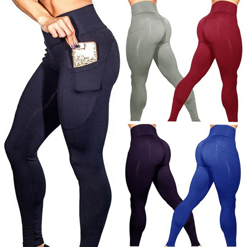 Mobile Phone Pocket Leggings Female