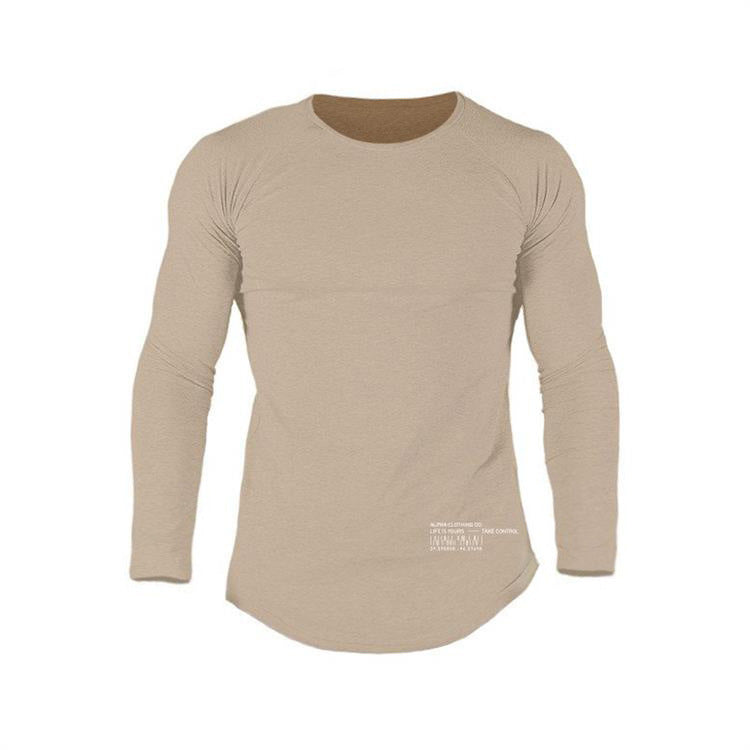 Langärmliges Fitness-Trainings-T-Shirt für Herren