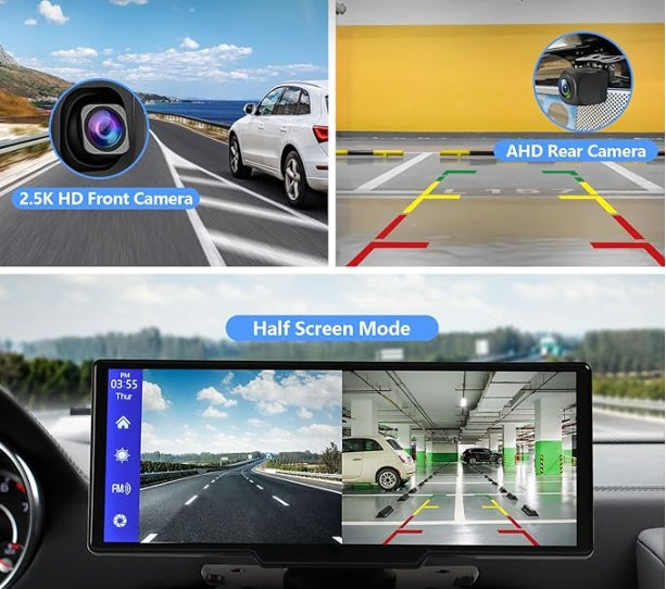 Treasure Portable CarPlay with 2.5K Camera