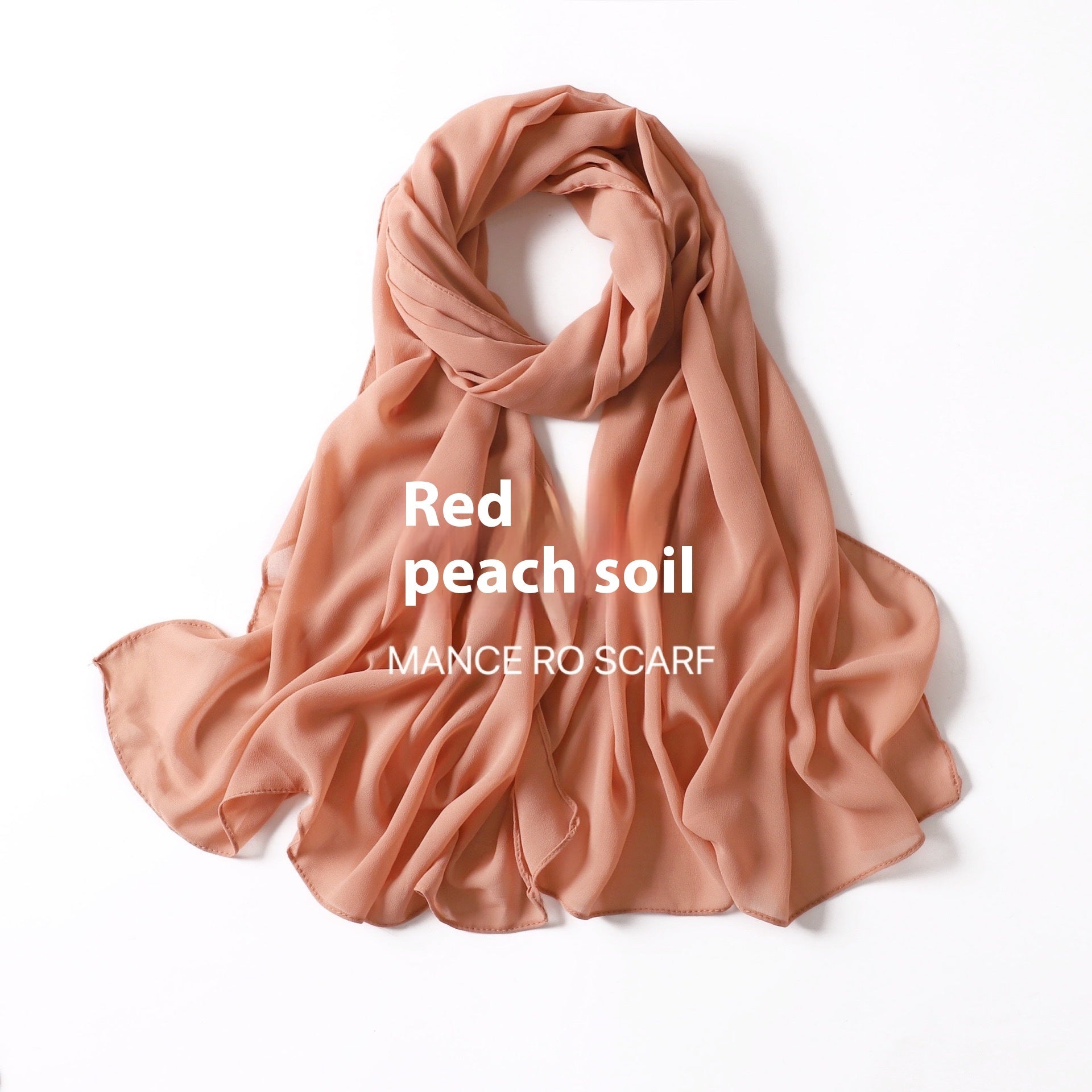Perlen Chiffon Kopftuch Schleier Wickeltuch