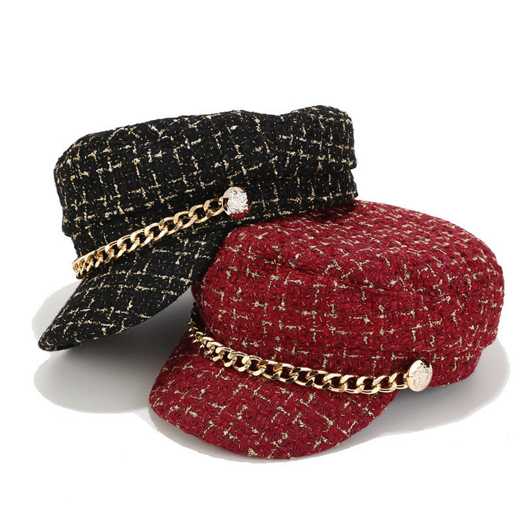 Classic Octagonal Newsboy Cap