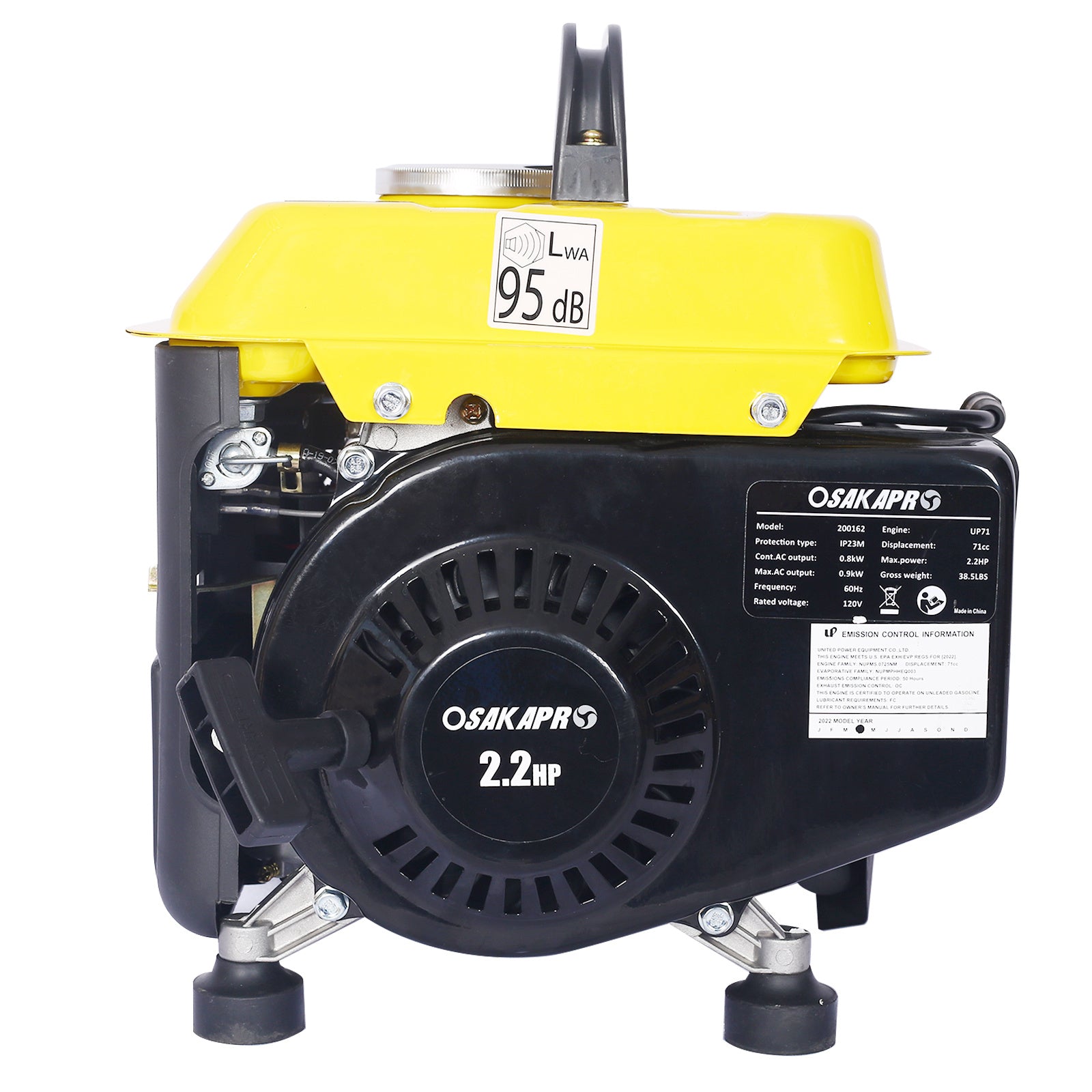 Tragbarer Stromgenerator aus Metall