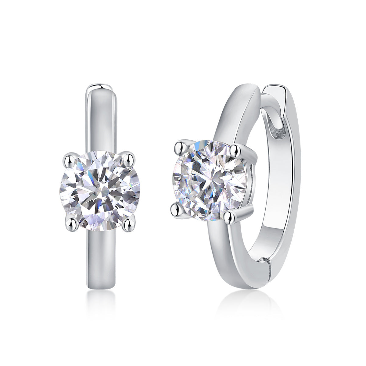 Herz aus luxuriösen Diamant-Ohrsteckern